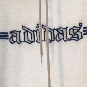 SOLD Vintage Gothic Font Adidas Hoodie